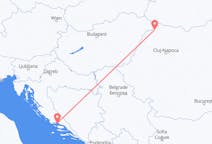 Flyg från Satu Mare, Rumänien till Split, Kroatien
