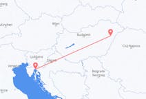 Flyrejser fra Debrecen til Rijeka