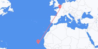 Flyg från Kap Verde till Frankrike