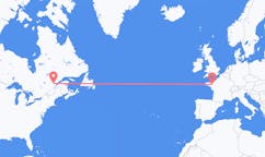 Flyg från Saguenay, Kanada till Rennes, Frankrike