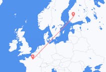 Flights from Paris, France to Tampere, Finland
