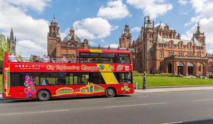 Recorrido turístico en autobús con paradas libres por la ciudad de Glasgow