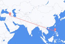 Flyreiser fra Manila, til Van