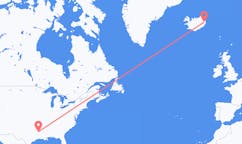Flyreiser fra Shreveport, USA til Egilsstaðir, Island