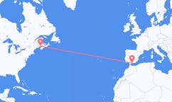 Flyg från Saint John, Amerikanska Jungfruöarna till Malaga
