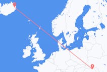 Flights from Egilsstaðir, Iceland to Suceava, Romania