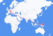 Flights from Wapenamanda District, Papua New Guinea to Genoa, Italy