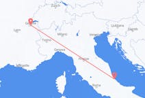 Flyrejser fra Pescara til Genève