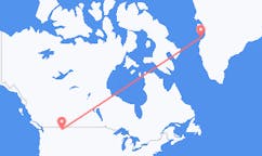 Flyg från Kalispell, USA till Aasiaat, Grönland