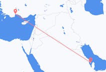 Flights from Manama, Bahrain to Antalya, Turkey