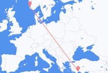 Flights from Antalya in Turkey to Stavanger in Norway
