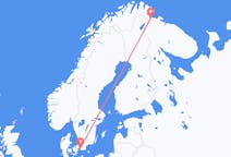 スウェーデンのマルメから、ノルウェーのキルケネスまでのフライト