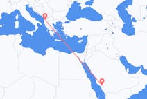 เที่ยวบินจาก Al Bahah ไปยัง ติรานา