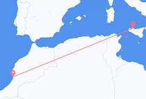 Flyrejser fra Agadir, Marokko til Palermo, Italien