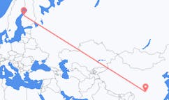 Flights from Chongqing to Kokkola