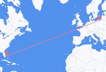 Flyrejser fra Frihavn, Bahamas til Gdańsk, Polen