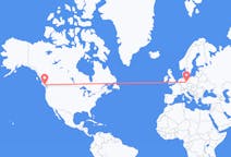 Flyreiser fra Comox, Canada til Leipzig, Tyskland