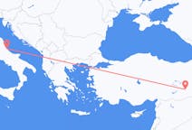 Flights from Diyarbakır in Turkey to Pescara in Italy