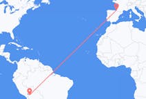 Flyrejser fra La Paz, Bolivia til Biarritz, Frankrig