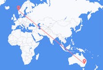 Flyreiser fra oransje, Australia til Ålesund, Norge