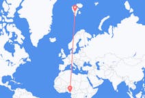 Flyg från Uyo, Nigeria till Svalbard, Svalbard och Jan Mayen