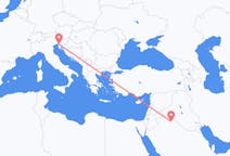 Flights from Arar, Saudi Arabia to Trieste, Italy