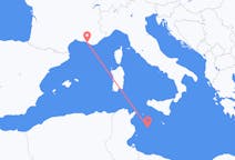 Loty z miasta Marsylia do miasta Lampedusa