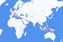 Voos de Ambon, Maluku, Indonésia para Calvi, França