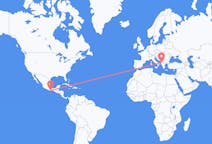 Flyg från Puerto Escondido, Oaxaca, Mexiko till Tirana, Albanien