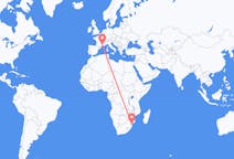 Flyreiser fra Maputo, Mosambik til Nimes, Frankrike