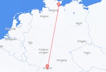 Flyrejser fra Lübeck, Tyskland til Stuttgart, Tyskland