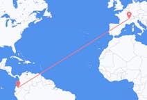 Flyrejser fra Quito, Ecuador til Genève, Ecuador