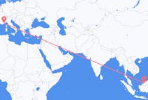Flights from Bintulu, Malaysia to Nice, France