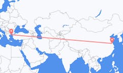 Flights from Yancheng, China to Lemnos, Greece