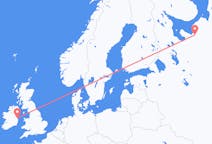 Fly fra Arkhangelsk til Dublin