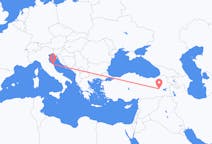 Fly fra Muş til Ancona