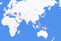 出发地 巴布亚新几内亚出发地 芒特哈根目的地 土耳其開塞利的航班