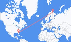 Flyg från Jacksonville, USA till Kirkenes, Norge