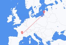 Flights from Palanga, Lithuania to Aurillac, France