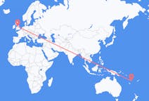 Flyrejser fra Port Vila, Vanuatu til Manchester, England