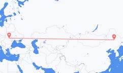 Flyreiser fra Daqing, Kina til Suceava, Romania