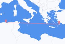 出发地 阿尔及利亚出发地 贝贾目的地 希腊罗得岛的航班
