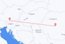 Vluchten van Klagenfurt, Oostenrijk naar Sibiu, Roemenië