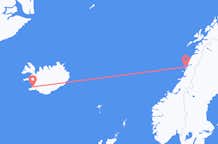 Рейсы из Санднессьёэна, Норвегия в Рейкьявик, Исландия
