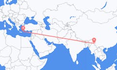 Flyrejser fra Myitkyina til Karpathos