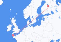 Flyg från Kuopio till Brest