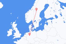 Flyreiser fra Östersund, Sverige til Paderborn, Tyskland