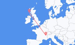 เที่ยวบิน จากแชมเบรี, ฝรั่งเศส ไปยัง Tiree, สกอตแลนด์