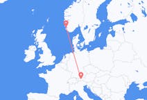 Flyg från Innsbruck till Stavanger
