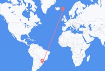 Flyrejser fra Porto Alegre, Brasilien til Sørvágur, Færøerne